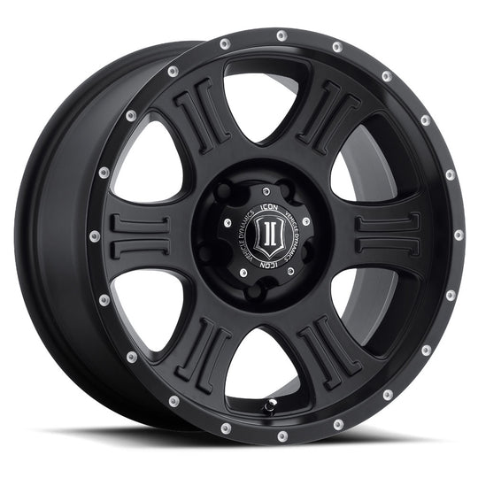 1020908955SB - ICON Shield 20X9 8X180 ET 12mm Black - ICON Wheels Canada