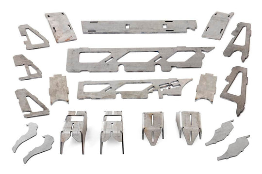 10565 Axle Truss and C-Gusset - Combo - Dana 30 - Jeep Wrangler JK (07-18) Rough Country Canada