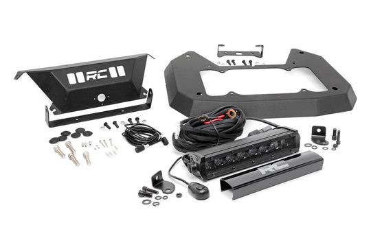 10584 Spare Tire Carrier Delete - 8 Inch BLK Ser LED - Jeep Wrangler JL (18-23) Rough Country Canada