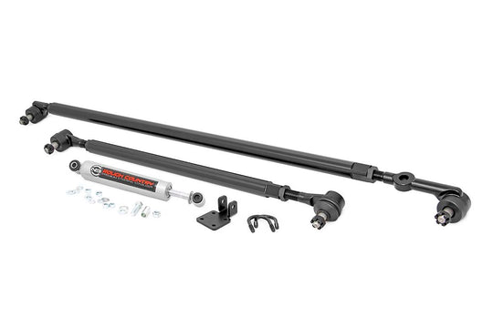 10613 HD Steering Kit - Stabilizer Combo - Jeep Cherokee XJ/Comanche MJ/Wrangler TJ Rough Country Canada