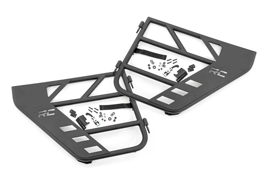10618 RR Tubular Doors - Jeep Gladiator JT/Wrangler 4xe/Wrangler JL (18-23) Rough Country Canada