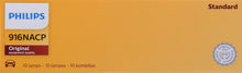 Load image into Gallery viewer, 916NACP Philips Standard Miniature 916NA - Standard - Multiple Commercial 10-Pack Philips Bulbs
