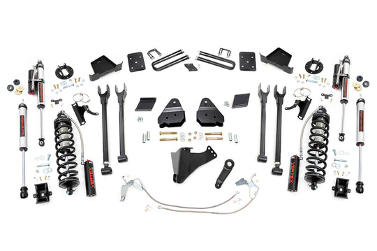 52758 6 Inch Lift Kit -4-Link - No OVLD - C/O V2 - Ford Super Duty (15-16) Rough Country Canada