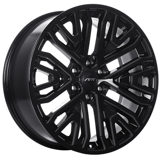 R17622002 - ART Replica 176 22X9 6X139.7 ET 28mm Gloss Black - ART Replica Wheels Canada