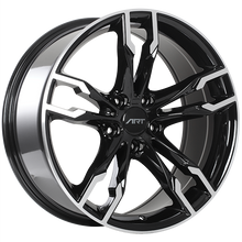Load image into Gallery viewer, R16518004 - ART Replica 165 18X8 5X112 ET 25mm Gloss Black - Machined Face - ART Replica Wheels Canada