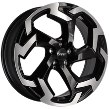 Load image into Gallery viewer, R22117001 - ART Replica 221 17X7 5X100 ET 45mm Gloss Black - Machined Face - ART Replica Wheels Canada