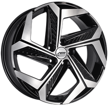 Charger l'image dans la galerie, R22218001 - ART Replica 222 18X7 5X114.3 ET 50mm Gloss Black - Machined Face - ART Replica Wheels Canada