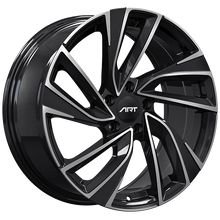 Load image into Gallery viewer, R23218001 - ART Replica 232 18X8 5X112 ET 42mm Gloss Black - Machined Face - ART Replica Wheels Canada