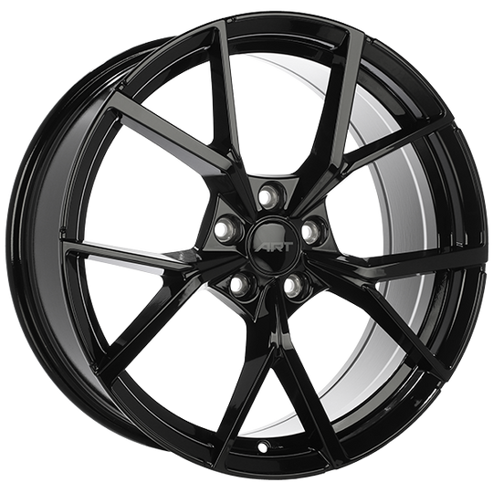R23319001 - ART Replica 233 19X8 5X112 ET 45mm Gloss Black - ART Replica Wheels Canada