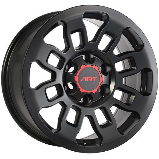 R23817001 - ART Replica 238 17X8 6X139.7 ET 5mm Satin Black - ART Replica Wheels Canada