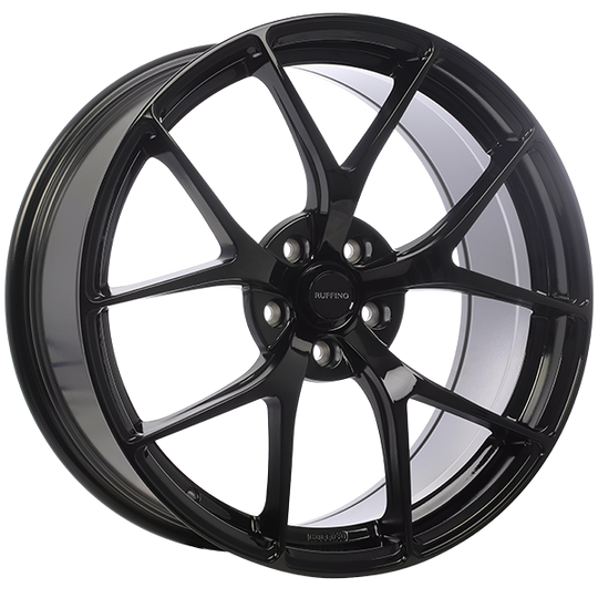 RUF2720006 - Ruffino Chronos 20X9.0 5x114.3 40mm Gloss Black - Ruffino Wheels Canada