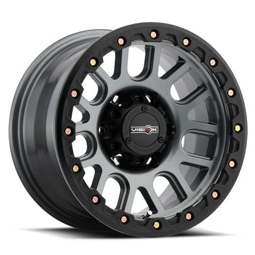 111-7981GM-12 - Vision 111 Nemesis 17X9 8X165.1 -12mm Gunmetal - Vision Wheels Canada