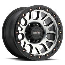 Load image into Gallery viewer, 111-7981MF-12 - Vision 111 Nemesis 17X9 8X165.1 -12mm Matte Black Machined Face - Vision Wheels Canada