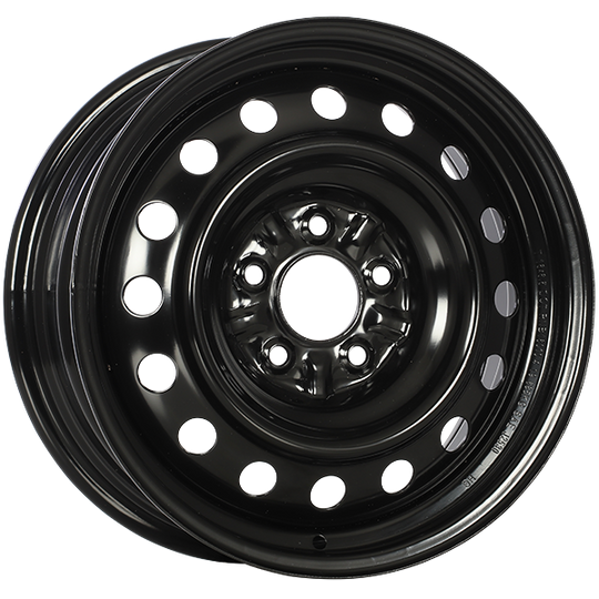 RNB16010A - RNB Steel Wheel 16X6.5 5x114.3 40mm Black Armour Coat - RNB Wheels Canada