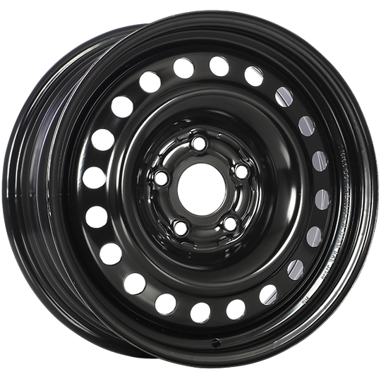 RNB16013A - RNB Steel Wheel 16X6.5 5x114.3 40mm Black E-Coating - RNB Wheels Canada