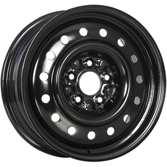 RNB16016A - RNB Steel Wheel 16X6.5 5x114.3 40mm Black E-Coating - RNB Wheels Canada