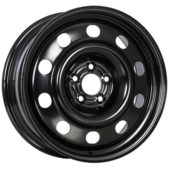 RNB17017A - RNB Steel Wheel 17X7.0 5x108 50mm Black E-Coating - RNB Wheels Canada