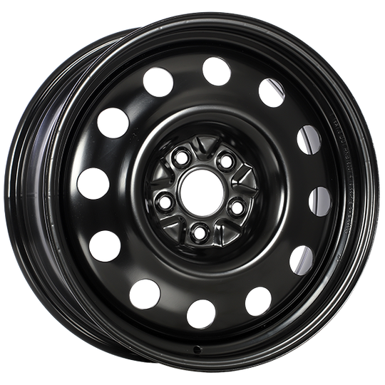 RNB18007A - RNB Steel Wheel 18X7.5 5x114.3 40mm Black E-Coating - RNB Wheels Canada