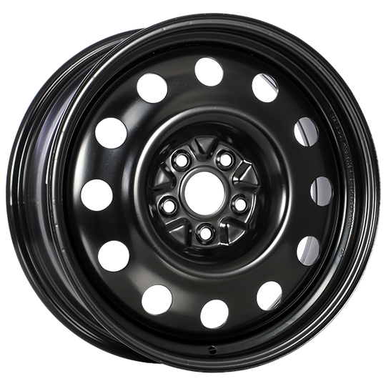 RNB18008A - RNB Steel Wheel 18X7.5 5x114.3 40mm Black E-Coating - RNB Wheels Canada