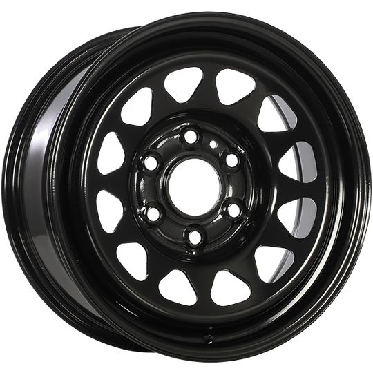 RNB18014 - RNB Steel Wheel 18X7.5 6x139.7 20mm Black Armour Coat - RNB Wheels Canada