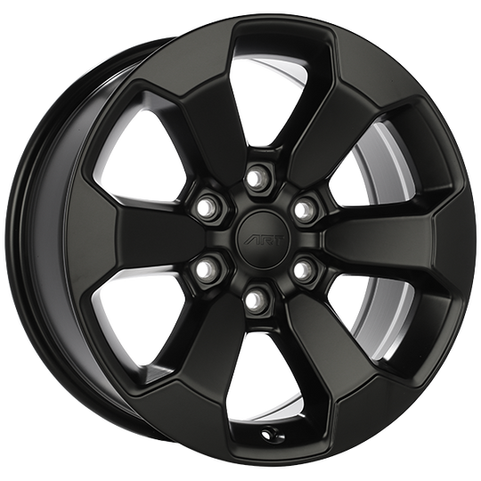 R16718002A - ART Replica 167 18X8 6X139.7 ET 20mm Satin Black - ART Replica Wheels Canada