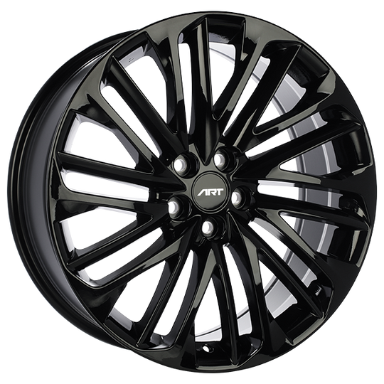 R26120001 - ART Replica 261 20X8 5X114.3 ET 30mm Gloss Black - ART Replica Wheels Canada
