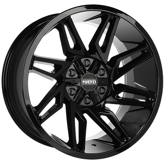 RUF5420004 - Ruffino Voodoo 20X10 6X139.7 / 6X135 -12mm Gloss Black - Ruffino Wheels Canada