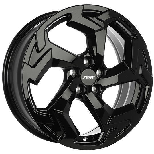 R22117002 - ART Replica 221 17X7 5X100 ET 45mm Gloss Black - ART Replica Wheels Canada
