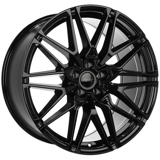 R24420001 - ART Replica 244 20X10 5X112 ET 31mm Gloss Black - ART Replica Wheels Canada
