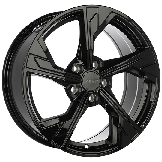 R24517001 - ART Replica 245 17X7.5 5X112 ET 35mm Gloss Black - ART Replica Wheels Canada