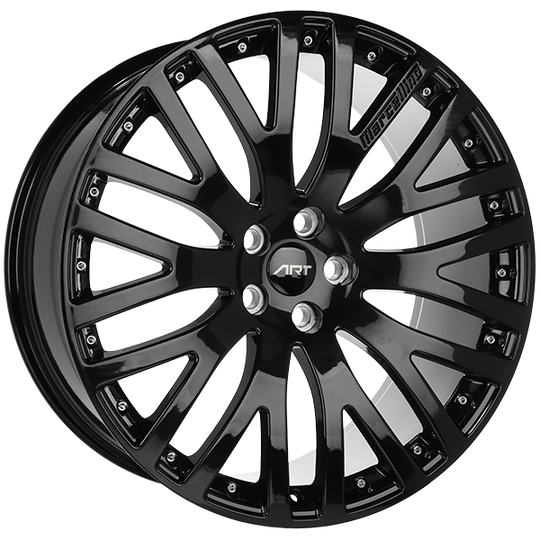 R24922001 - ART Replica 249 22X10 5X120 ET 45mm Gloss Black - ART Replica Wheels Canada