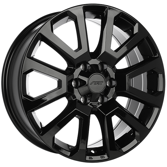 R25617001 - ART Replica 256 17X7.5 6X120 ET 40mm Gloss Black - ART Replica Wheels Canada