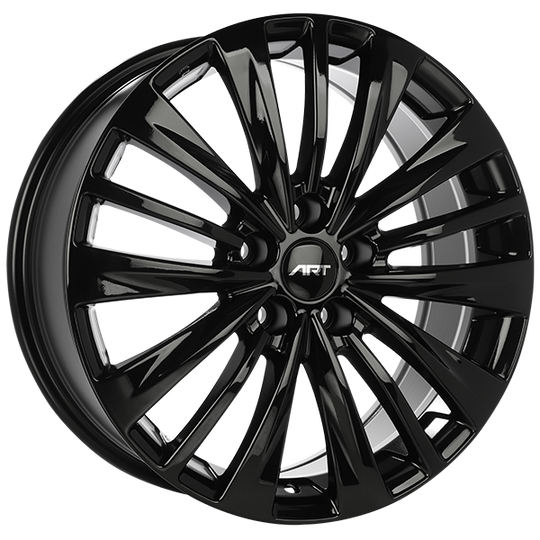 R25918001 - ART Replica 259 18X7.5 5X114.3 ET 38mm Gloss Black - ART Replica Wheels Canada