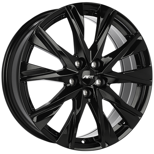 R26019001 - ART Replica 260 19X7 5X114.3 ET 45mm Gloss Black - ART Replica Wheels Canada