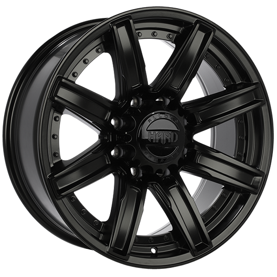 RUF6120003 - Ruffino HARD Forged 20X9.0 8x165.1 20mm Satin Black - Ruffino HARD Wheels Canada