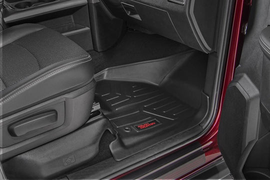 M-3141 Floor Mats - Front - Crew/Mega Cab - Ram 1500/2500 2WD/4WD (12-18 & Classic) Rough Country Canada