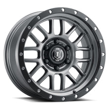 Load image into Gallery viewer, 1217856350TT - ICON Alpha 17X8.5 6X135 ET 6mm Titanium - ICON Wheels Canada