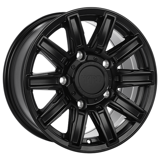 RUF611602 - Ruffino HARD Forged 16X8.0 5x160 45mm Satin Black - Ruffino HARD Wheels Canada