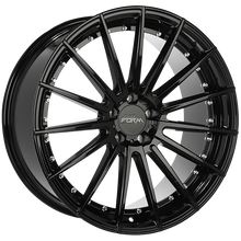 Load image into Gallery viewer, FF112002 - 720Form RF3-V 20X10.5 5x112 35mm Gloss Black - Chrome Inserts - 720Form Wheels Canada