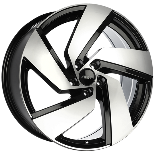 R27419001 - ART Replica 274 19X8 5X112 ET 45mm Gloss Black - Machined Face - ART Replica Wheels Canada