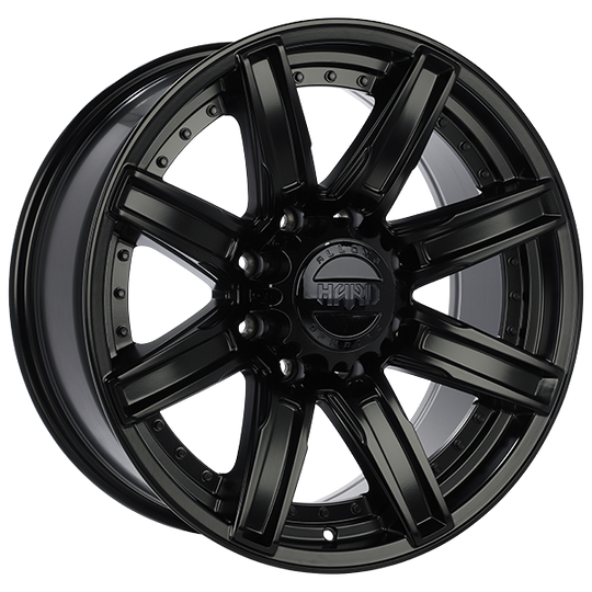 RUF611704 - Ruffino HARD Forged 17X9.0 8x170 20mm Satin Black - Ruffino HARD Wheels Canada