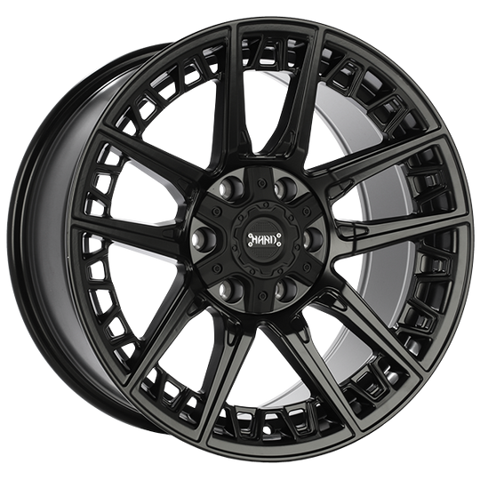 RUF632001 - Ruffino Xtreme 20X9 5X127 / 5X139.7 15mm Satin Black - Ruffino Wheels Canada