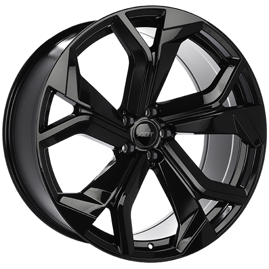 R27222001 - ART Replica 272 22X10 5X112 ET 18mm Gloss Black - ART Replica Wheels Canada