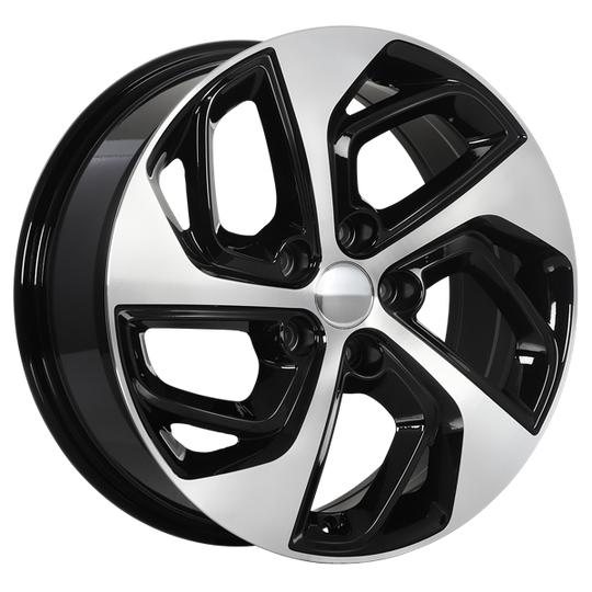 R1411801 - ART Replica 141 18X7 5X114.3 ET 45mm Gloss Black - Machined Face - ART Replica Wheels Canada