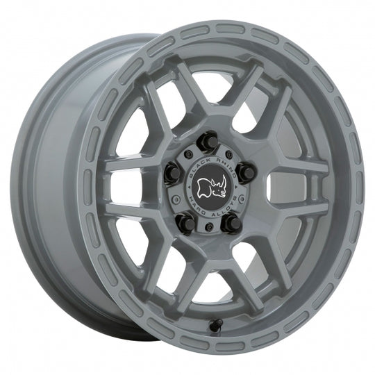 1980BTA205120G76 - Black Rhino Batona 19X8 5X120 ET 20mm Battleship Gray - Black Rhino Wheels Canada