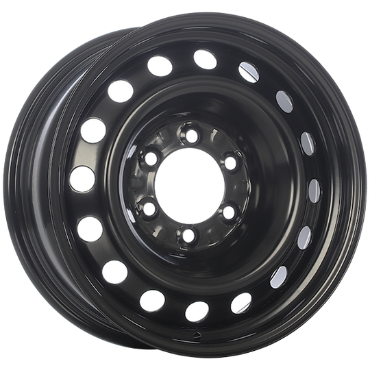 RNB17028B - RNB Steel Wheel 17X7.0 6x139.7 14mm Black Armour Coat - RNB Wheels Canada