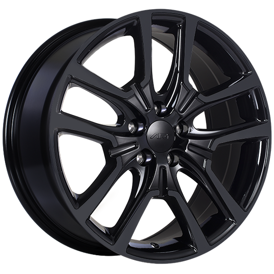 R18018002 - ART Replica 180 18X8 5X108 ET 45mm Gloss Black - ART Replica Wheels Canada