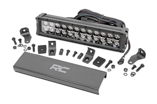 70912BD Black Series LED Light - 12 Inch - Dual Row - White DRL Rough Country Canada