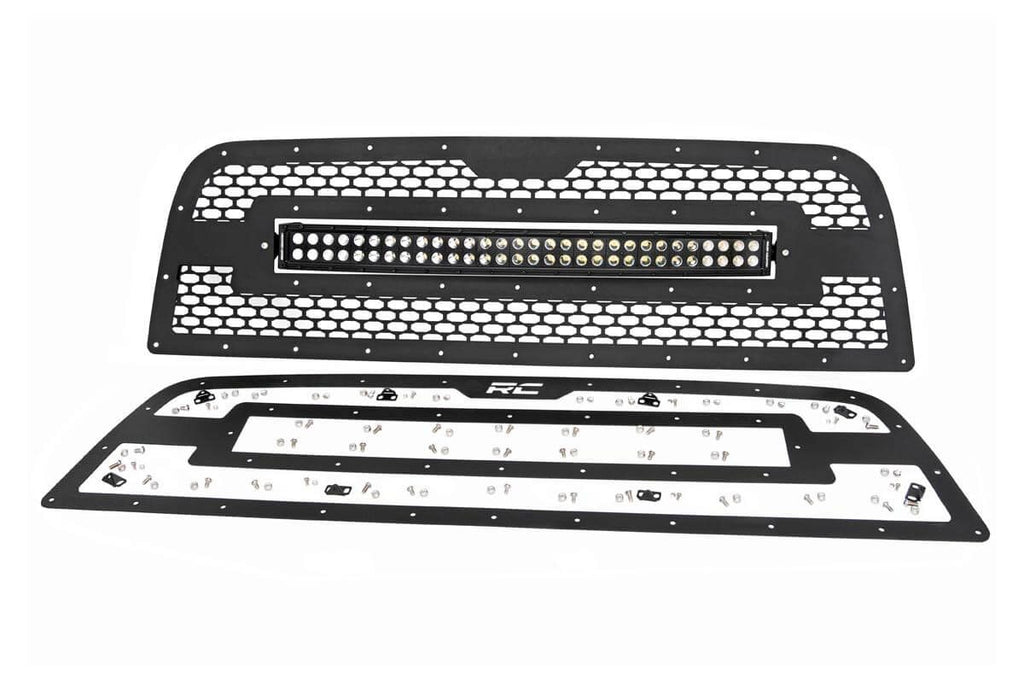 70152 Mesh Grille - 30" Dual Row LED - Black - Ram 2500/3500 (13-18) Rough Country Canada