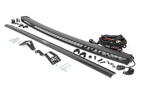 97040 LED Light - Front Mount - 40" Black Single Row - Can-Am Commander/Maverick (2014-2020) Rough Country Canada